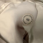 Lululemon  Play Off The Pleats Skirt 13” White Sz 8 Tennis Golf Athletic Skort Photo 10