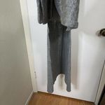 Free People  FP Beach Audrina maxi slit Gray Shirt dress with pockets size S Photo 5