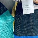 Staud Bain Checkered Knit Short Sleeve Crewneck Top Size XS Y2K Pixar Arthoe Black Photo 5