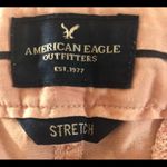 American Eagle Blush Pink Stretch Midi Short Sz. 8 Mid Rise Beach Vacay Summer Photo 2