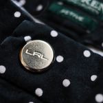 Ralph Lauren Lauren Active Shorts Women's 12 Polka Dot Navy Preppy Y2K Retro Photo 4