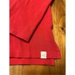 Burt’s Bees Baby Women's Red Thermal Long Sleeve Shirt Organic Cotton Size Large Photo 6