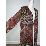 Badgley Mischka AMERICAN GLAMOUR  Women’s Paisley Cardigan LARGE Photo 1