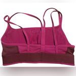 Lululemon  Logo train strappy bra size 8 EUC Pink Purple Photo 1
