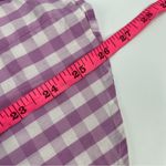 The Shirt by Rochelle Behrens The Kimberly Shirt lavender check ruffle sz S Purple Photo 6