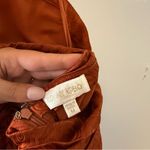 Orielle Ruched Mini Bodycon Dress Brown Size M Photo 7