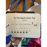 Matilda Jane Tankini Swim Top Womens Medium Blue Floral To The Beach 27633S Photo 2