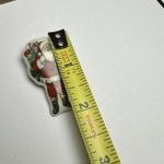 Spode Santa With Present Sack Christmas Porcelain Brooch Pin Holiday Photo 3