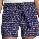 Liz Claiborne  Bundle 2 Pair 5” Red Blue Print Casual Shorts Women's Size 14 Plus Photo 10