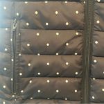 Colebrook Essentials LOFT black and white polka dot puffer vest size small NEW Photo 14