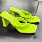 Jessica Simpson πβπ© Lime Quilted Sandals Photo 1