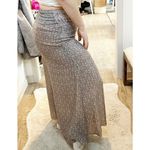 Mexicali Blues Cropped Wide Leg Printed Palazzo Pants Cream Pink Small Photo 1