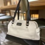 Kate Spade ♠️ Leather Navy and White Satchel Photo 0