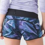 Lululemon Run Times Short 4" Pretty Prism Multi Black Size 4 Photo 1