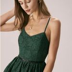 RIHOAS The Green Sweetheart Neck Lace Maxi Dress XS 05 Photo 4