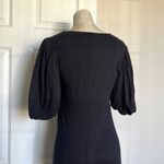 frame denim FRAME Nina Knit Black Dress Photo 8