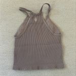 Free People Happiness Runs Long Crop Tank M/L Photo 2