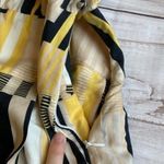 Anthropologie Maeve Otta Geometric Pleated Silk Dress Sz 4 Photo 8