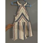 SheIn Chevron And Stripe Round Neck Romper Size Small Photo 6