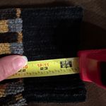 Rafaella Rafaela Vintage Black Brown Gray Tan Short Cardigan Comfy Sweater Zip Up SZ L Photo 8