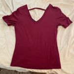 Metaphor Soft Red Tee Shirt Photo 3