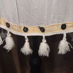 Jc Swim Boho Embroidered Tassel Trim Beach Swim Coverup Photo 3