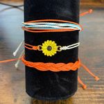 Handmade Sunflower Trio Bracelets Photo 0