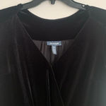 Modcloth  Black Velvet Jumpsuit Size M Holiday Party Outfit Christmas NYE‎ Chic Photo 2