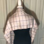 Weaver's Workshop Pale Pink Plaid Scarf Fringed Photo 5