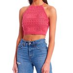 Say What? Say what green crochet top Photo 1