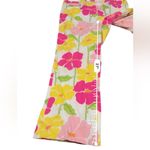 Lilly Pulitzer Vintage White Label High Rise Straight Leg Floral Pants Sz 10 Photo 9