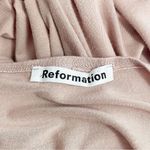 Reformation Mary Tank Dress Blush Jersey Knit Scoop Neck Midi Women's Size Small Photo 9