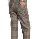 We Wore What  x Danielle Bernstein NWT REVOLVE Green Plaid Basic Overalls Small Photo 2