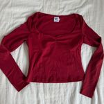 Princess Polly Red Selenie long sleeve top Photo 0