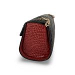 Faux Croc Leather MC Purse Black Photo 5