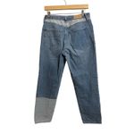 Rails  The Atwater High Waist‎ Relaxed Straight Leg Jeans In Faded Blue Patchwork Photo 5