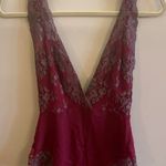 Free People Red Lace Bodysuit Photo 0