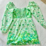 Lilly Pulitzer Estelí mini palm print cotton long sleeve dress Photo 3