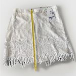 Show Me Your Mumu  Cali Stretch Mini Skirt - Fields‎ of Lace White M | NWT Photo 5