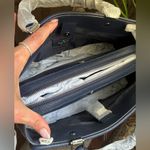 Kate Spade Authentic floral Thick Canvas/pebbled leather 3 compart. Satch/crosby Photo 10