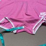 Nike  Women's Sport Shorts in Pink with White Accents Photo 3