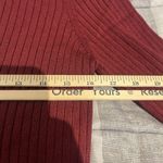 Soft Surroundings  women's M red long sleeve knit wide neck sweater NWT Photo 4