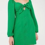Sheike Elegant Green Dress with Bow Detail size 10 Photo 0