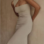 Dissh Adalyn Midi Dress Tan Small Knit Capsule Warbrobe‎ Fall Minimalist Photo 0