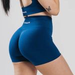 Alphalete Amplify Victory Blue Shorts Photo 0