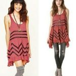Free People Intimately Tunic top trapeze Dress voile & lace polka dot swing tank Size XS Photo 1