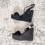 Steve Madden Cecee Ankle-Strap Platform Wedge Sandals Suede Photo 5