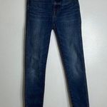 Madewell High Rise Skinny Denim 9" Women’s Size 24 Zip Jeans Blue Denim Pockets Photo 0