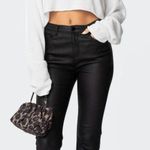 Edikted  Leather Flare Pants Photo 0