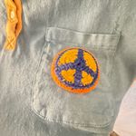 Urban Outfitters Summer Camp UO  Cropped Polo with Crochet Peace Badge Size large Photo 5